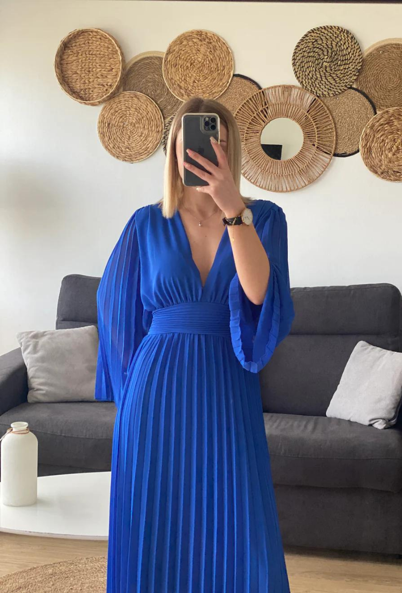 Robe longue plissé - Alma