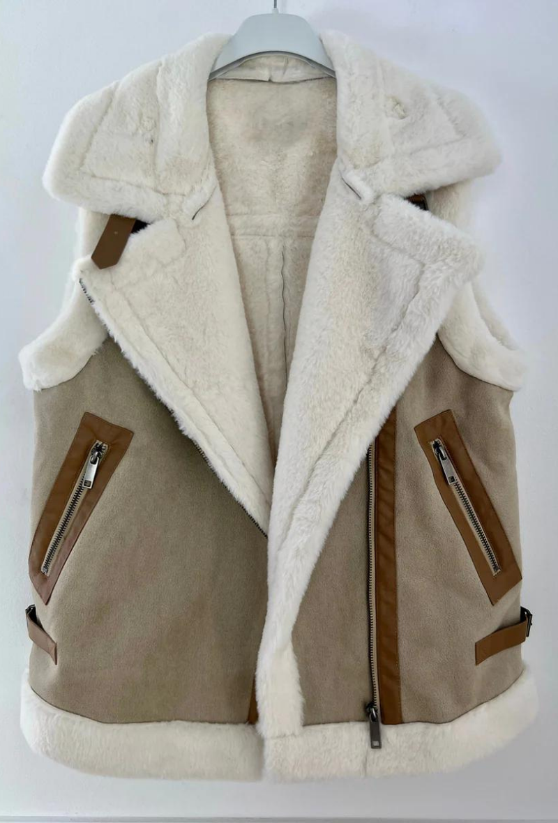 Bombardier ultra tendance beige - Mélissa