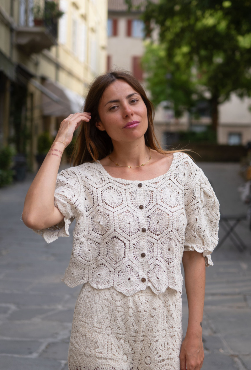 Gilet et pantalon en coton - Juliana