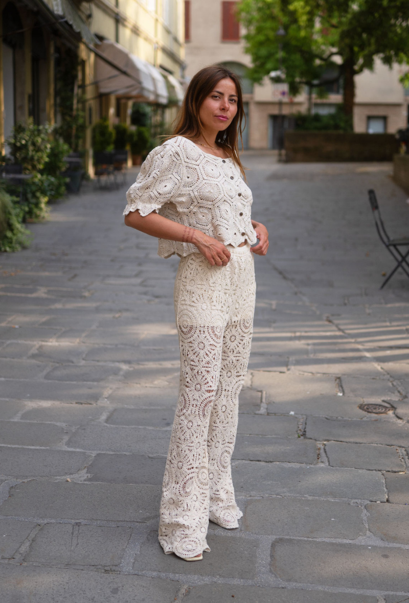 Gilet et pantalon en coton - Juliana