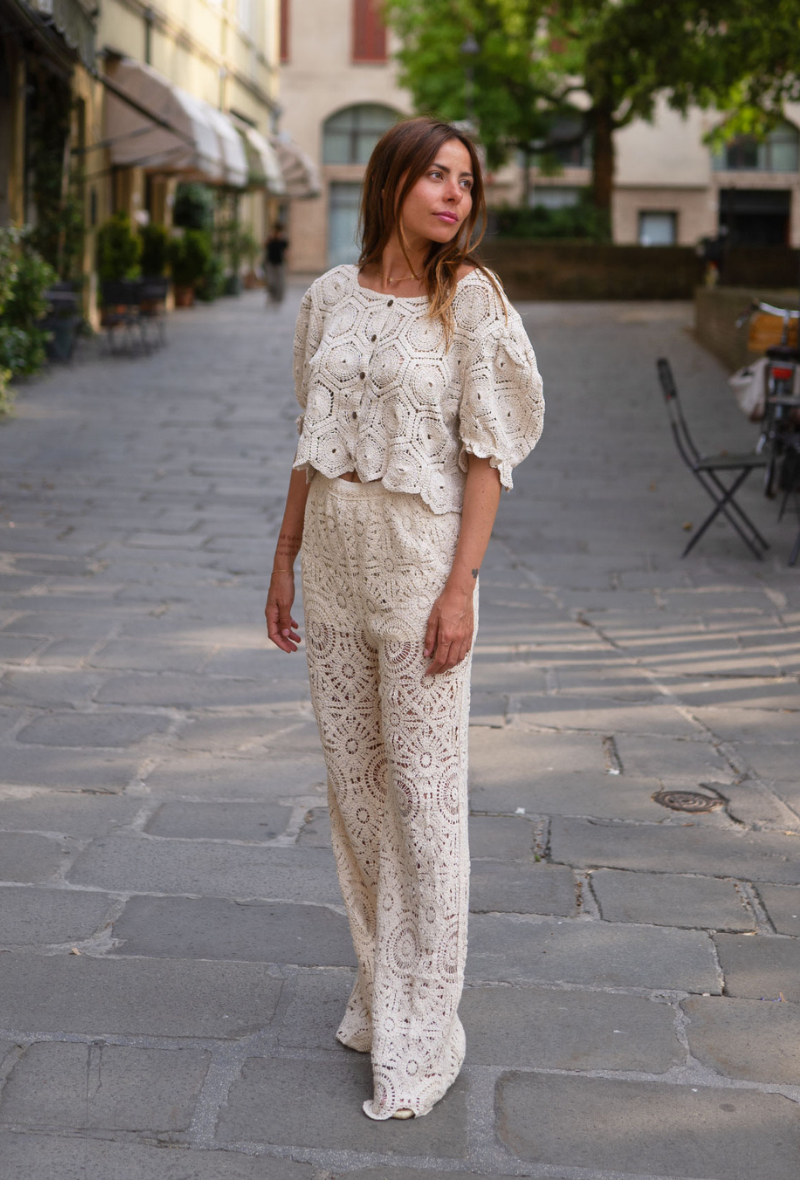 Gilet et pantalon en coton - Juliana