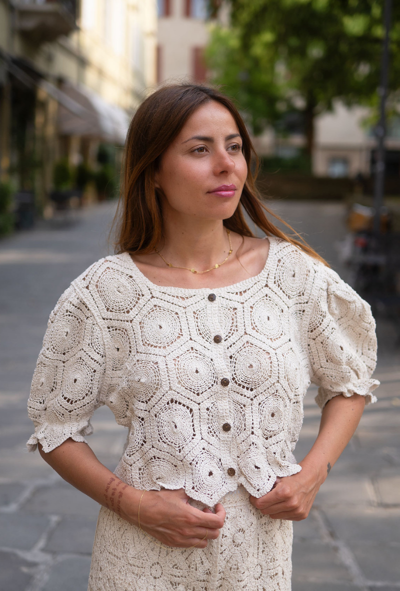Gilet et pantalon en coton - Juliana