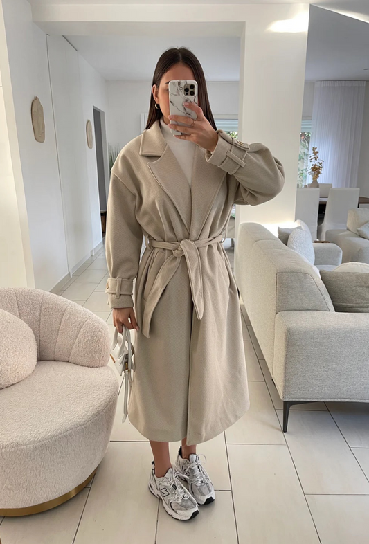 Manteau à poches avec ceinture - Rivera