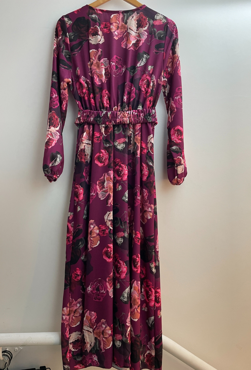 Robe longue à imprimé - Floréal