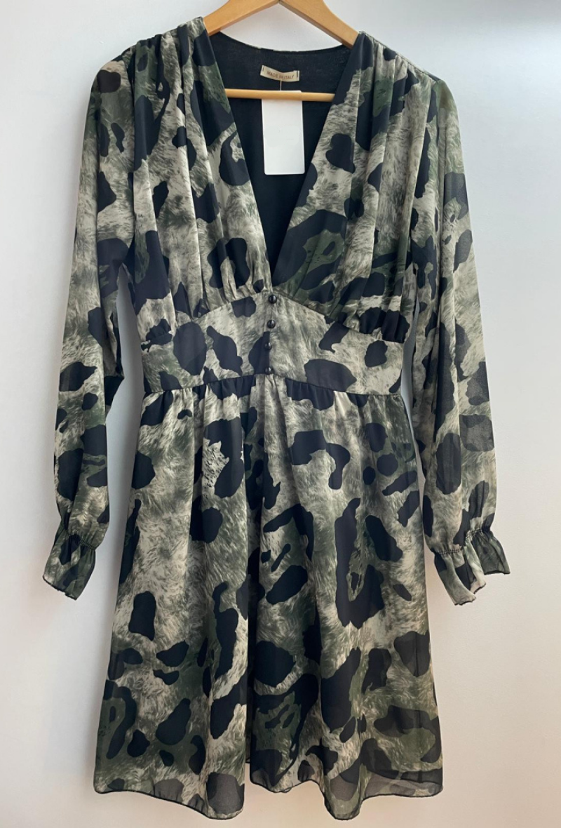 Robe courte kaki - Wickly