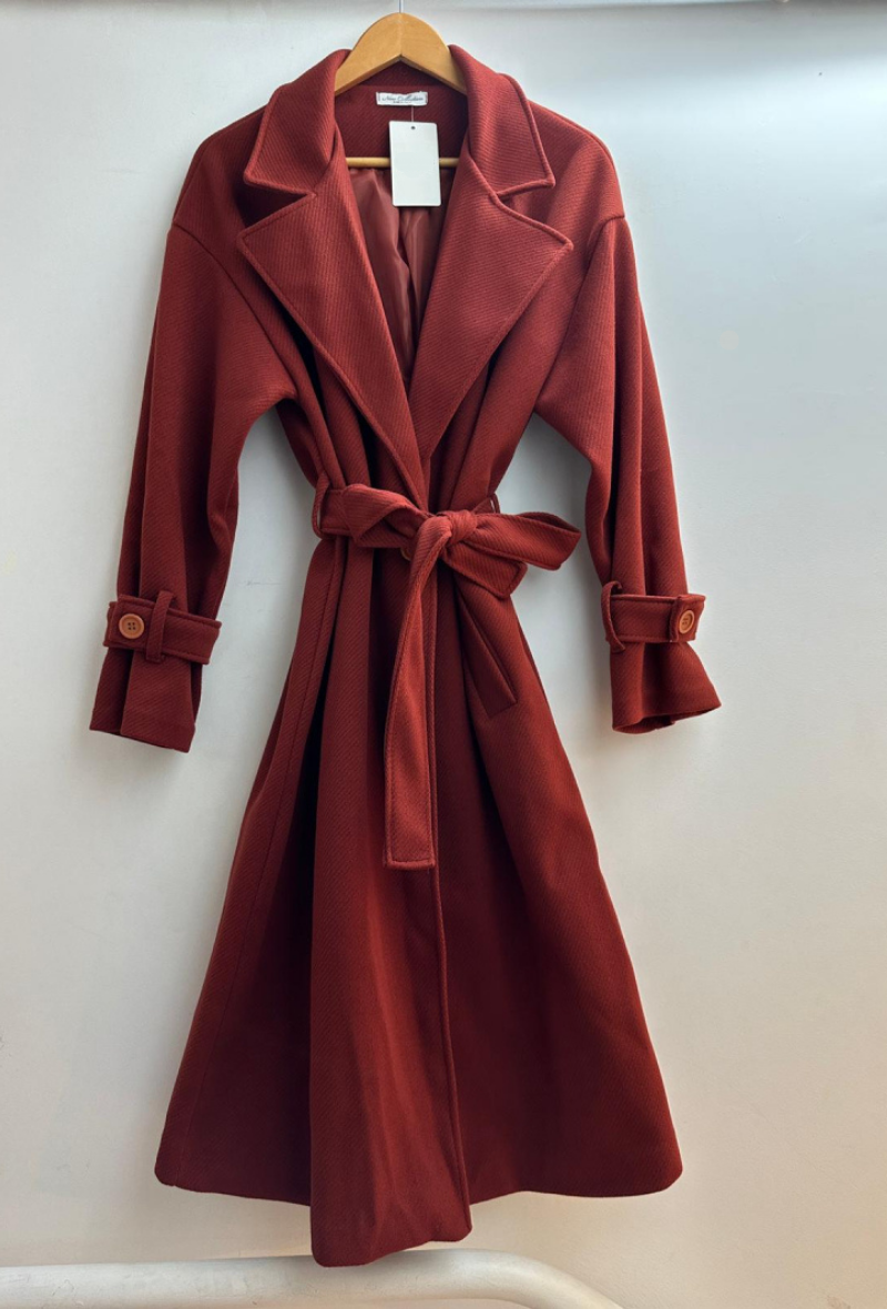 Manteau à poches avec ceinture - Rivera