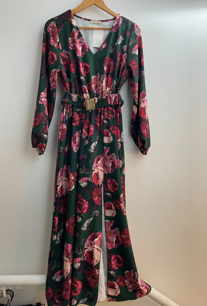 Robe longue à imprimé - Floréal