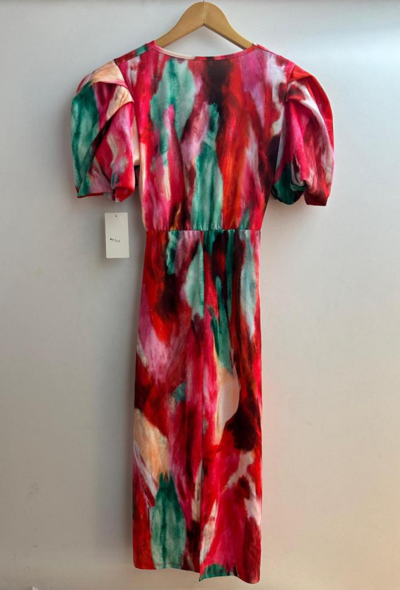Robe imprimée à manches courtes - Veroli