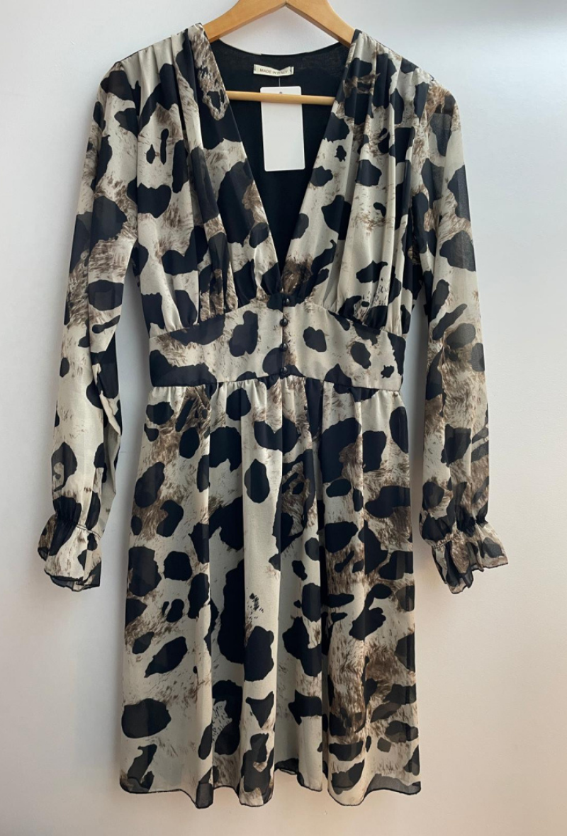 Robe courte beige - Wickly
