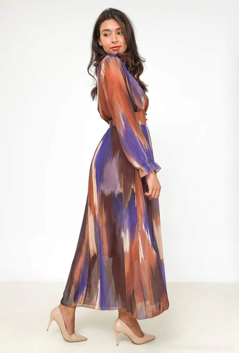 Dernier RÉASSORT robe longue tendance à Paris - Léonie