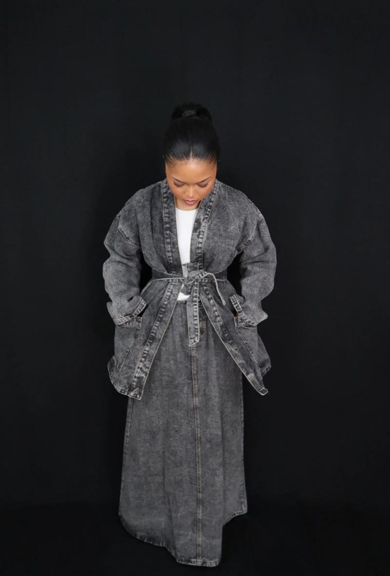 Ensemble denim en coton un bestseller à Paris - Zadaya