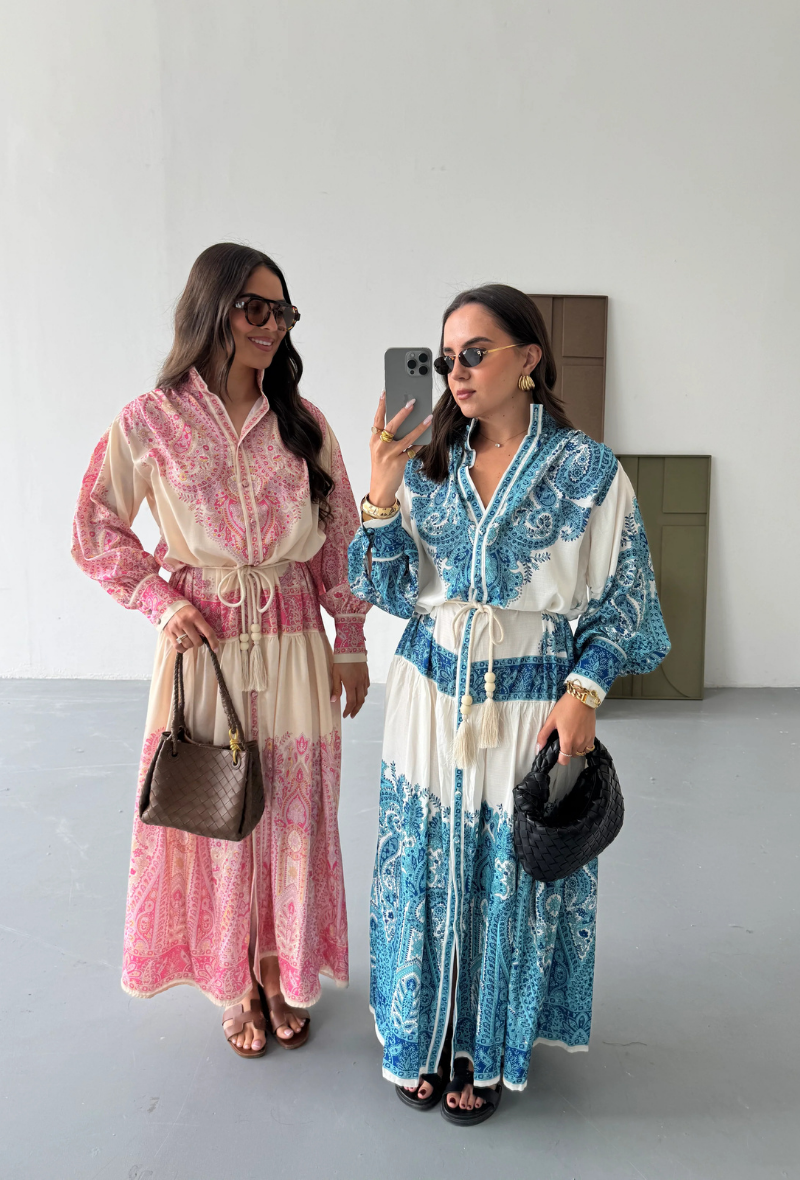 Robe longue rose un véritable BESTSELLER à PARIS - Greta