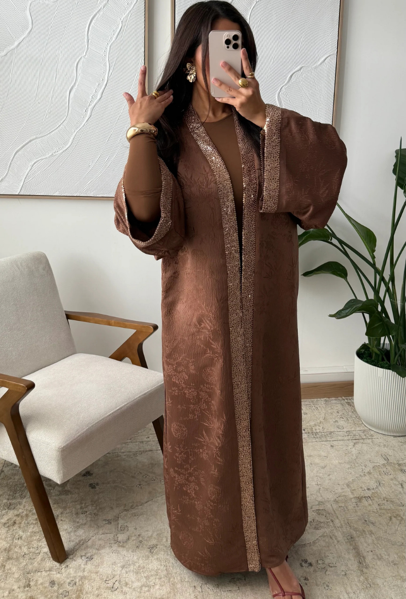 Kimono disponible en plusieurs couleurs - Browny