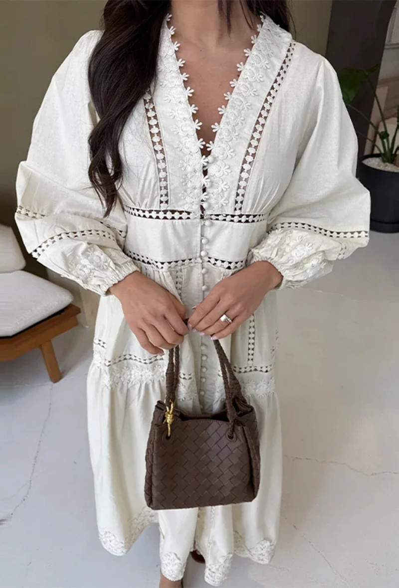 Robe en lin et coton un véritable BESTSELLER à Paris - Chloé