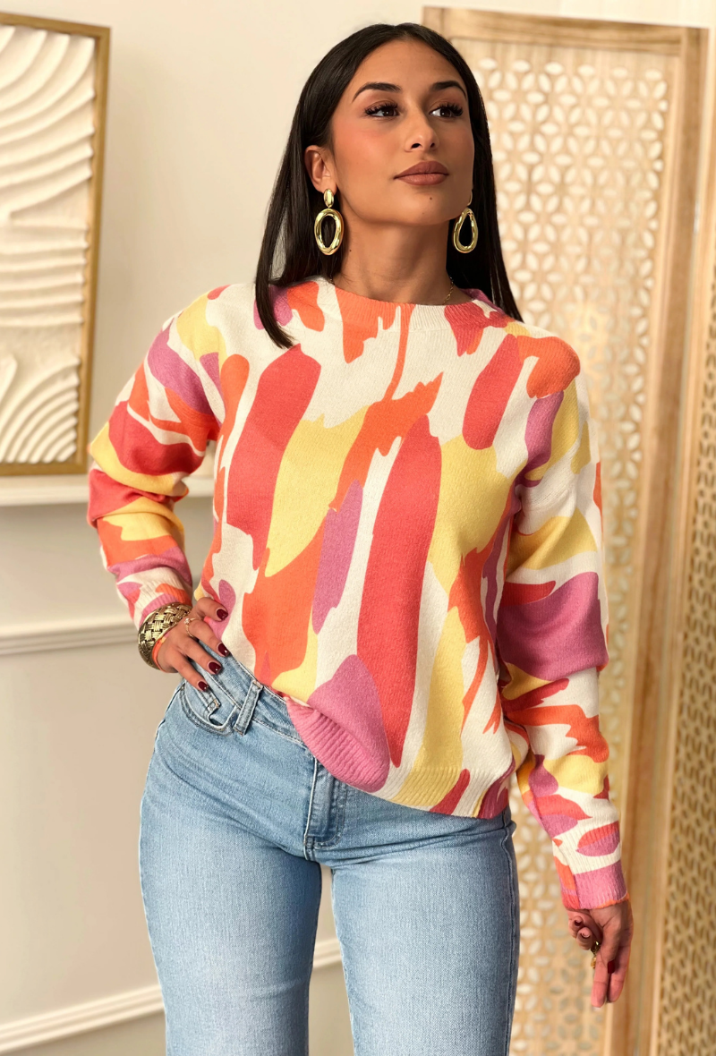Pull col rond chic et tendance à Paris - Sydina