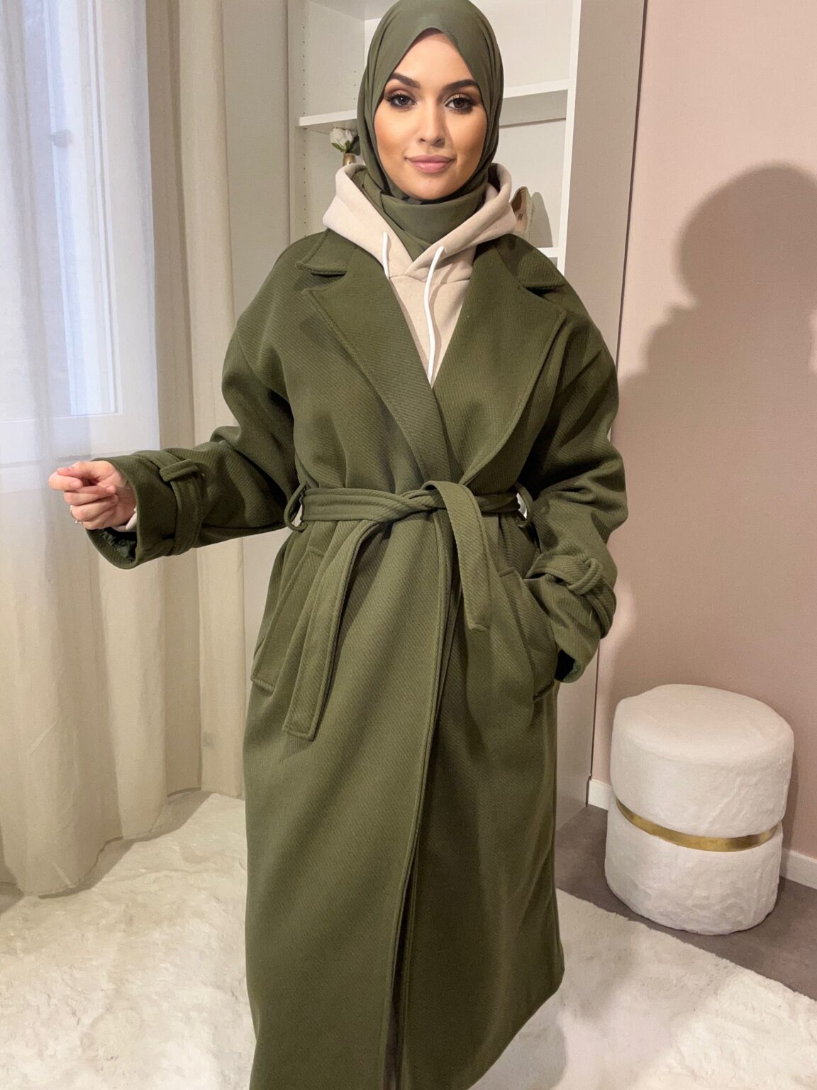 Manteau à poches avec ceinture - Rivera