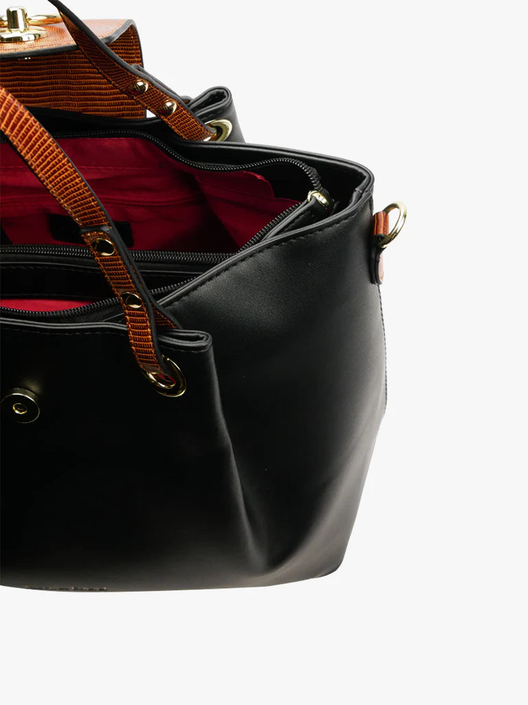 Pré-commande - Sac porté main cabas avec bandoulière - Médusa