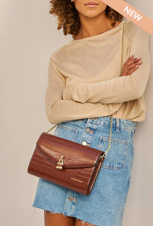 Pré-commande - Pochette chaîne dorée - Iris