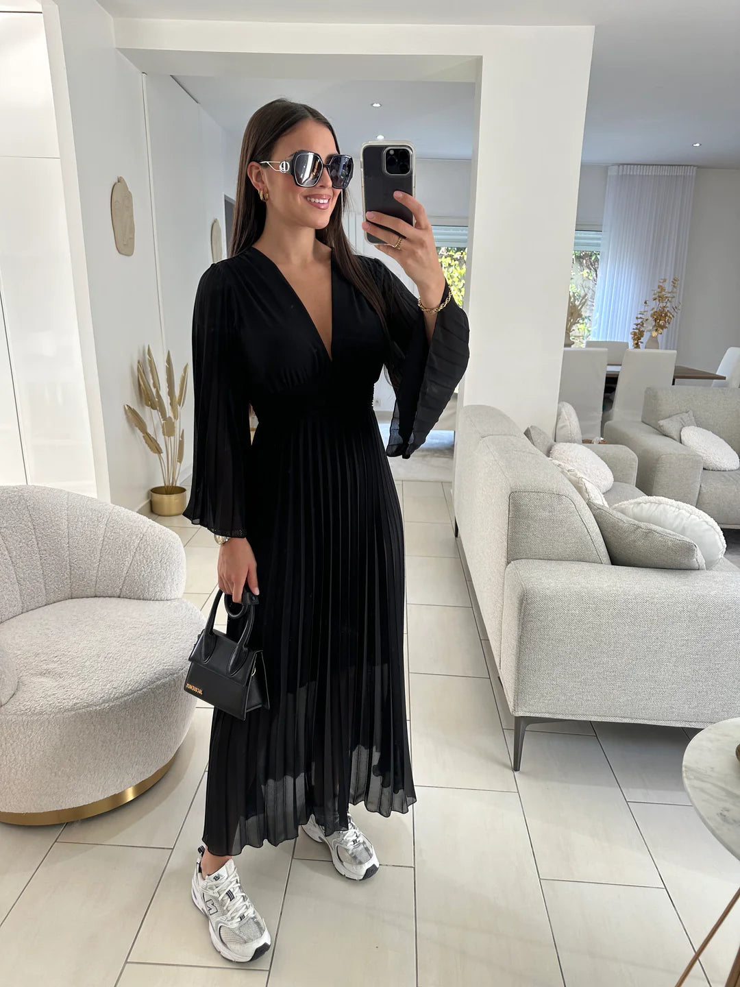 Robe longue plissé - Alma