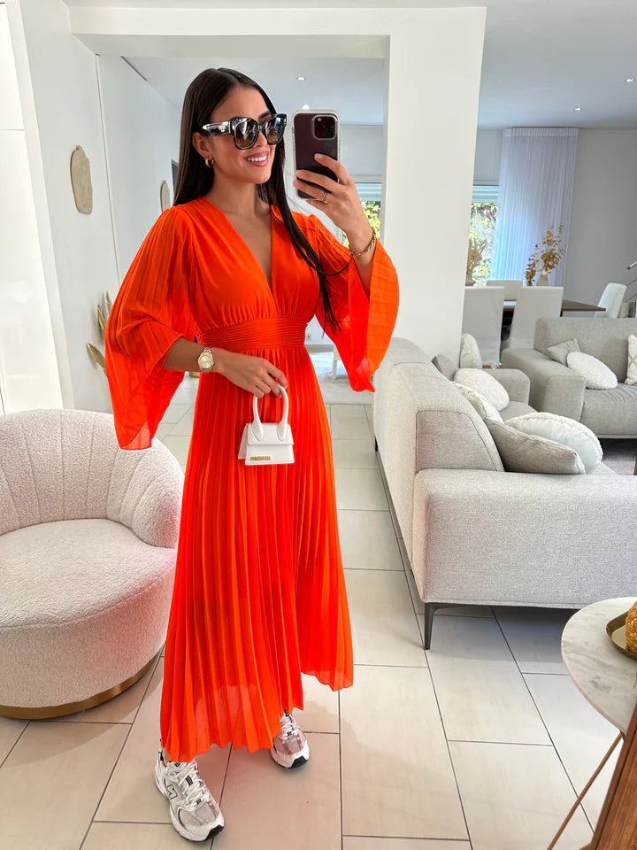 Robe longue plissé - Alma