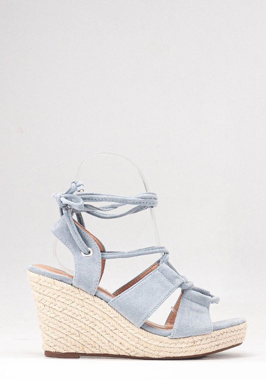 Sandales compensées à talons hauts disponible en plusieurs couleurs - Seyana