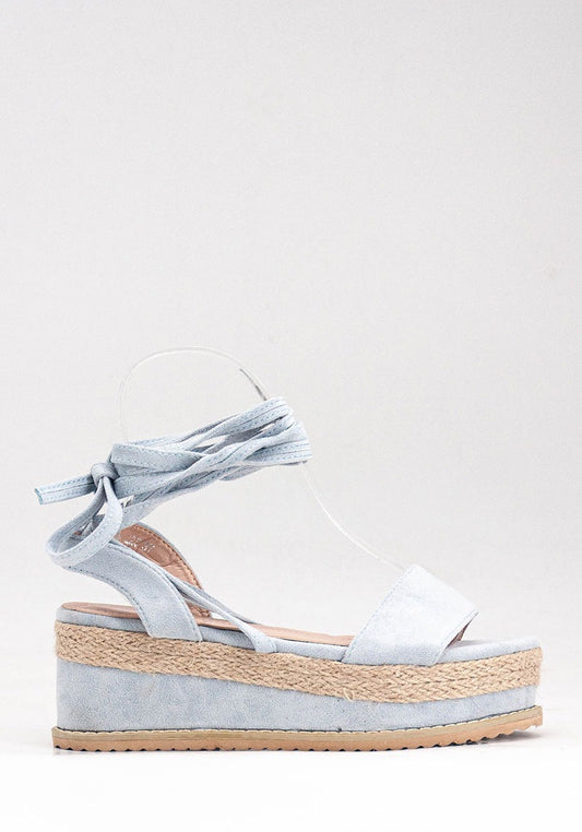 Sandales compensées avec lacets - Skygarden