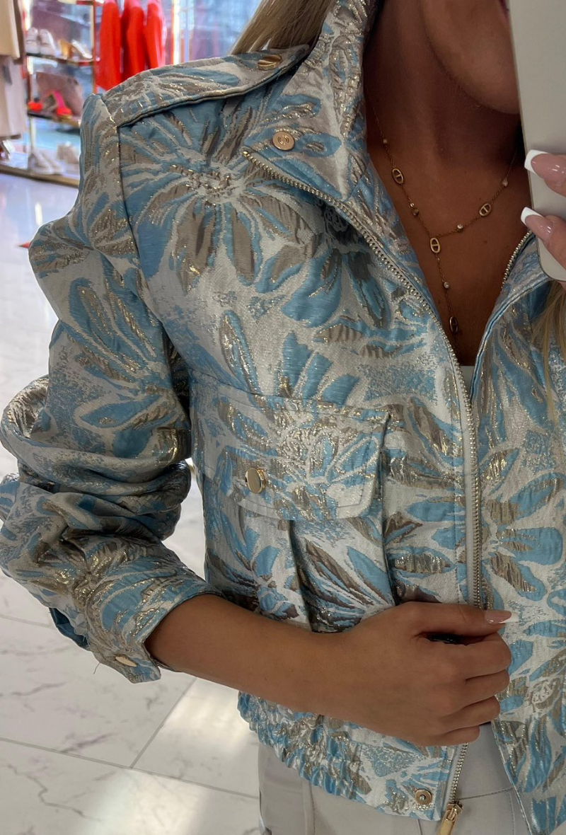 Veste jacquard disponible en deux couleurs - Jaspera
