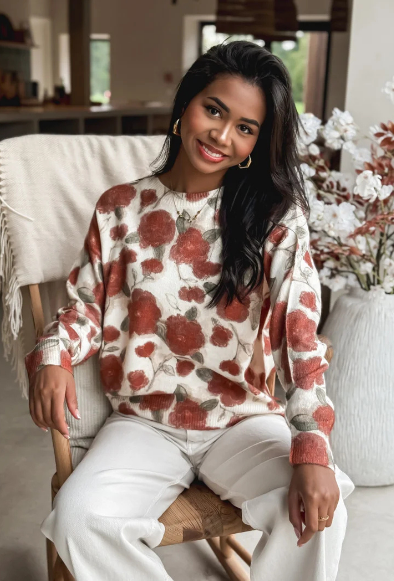 Pull col rond chic et tendance à Paris - Rosa