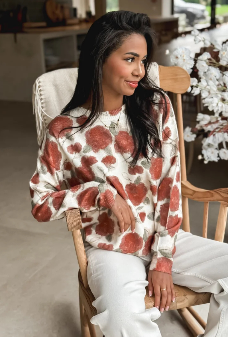Pull col rond chic et tendance à Paris - Rosa