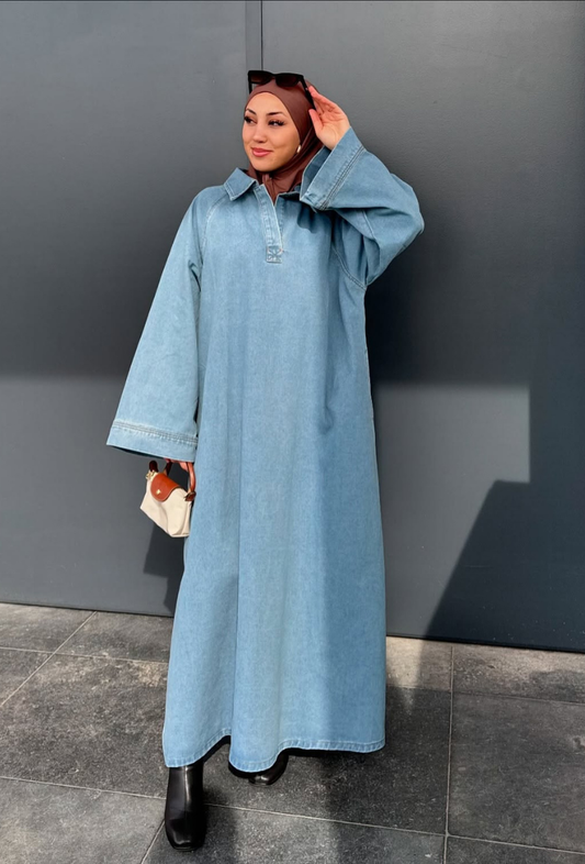 robe denim hyper tendance déjà sold out - loulika