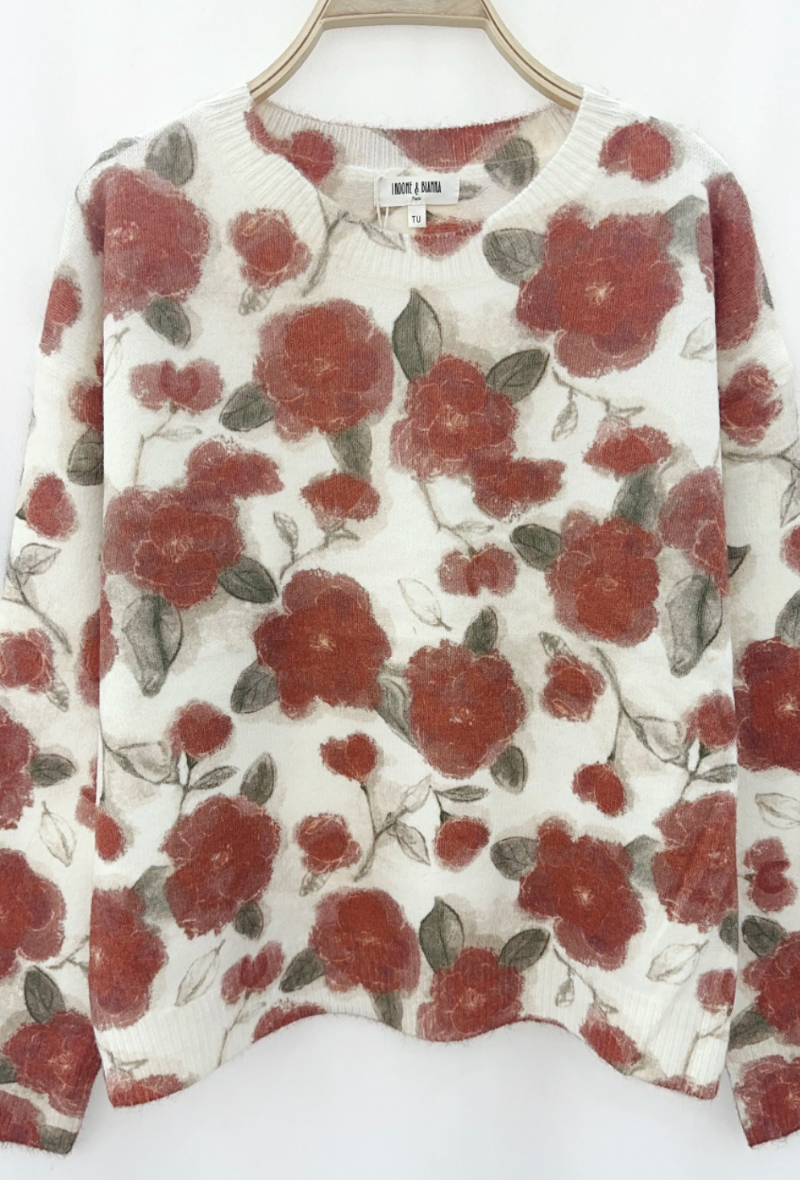 Pull col rond chic et tendance à Paris - Rosa