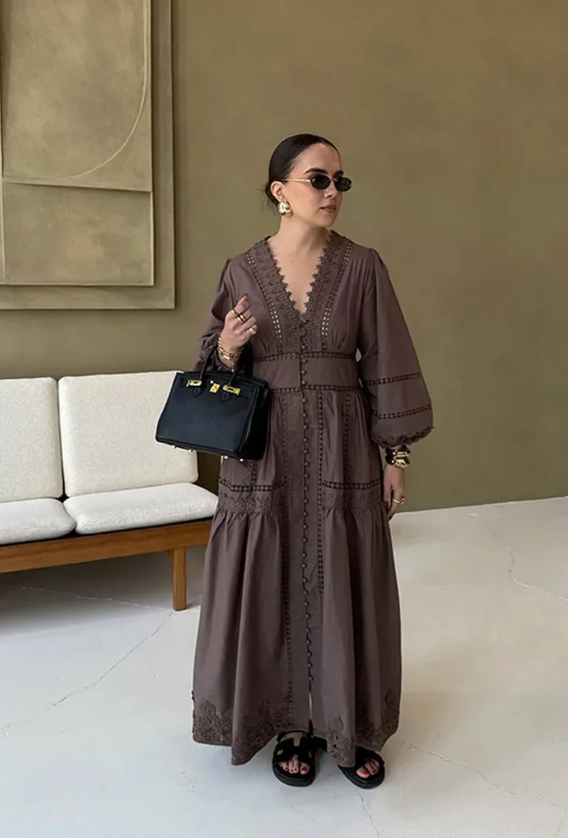 Robe en lin et coton un véritable BESTSELLER à Paris - Chloé