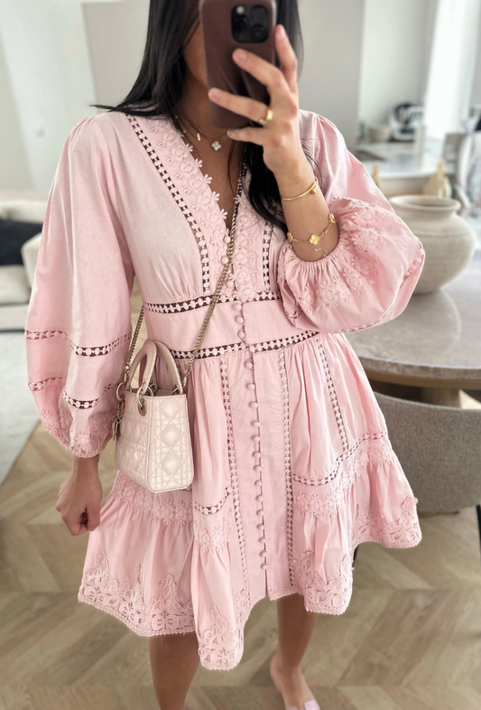 Robe courte en lin et en coton déjà SOLD OUT - Chelsy