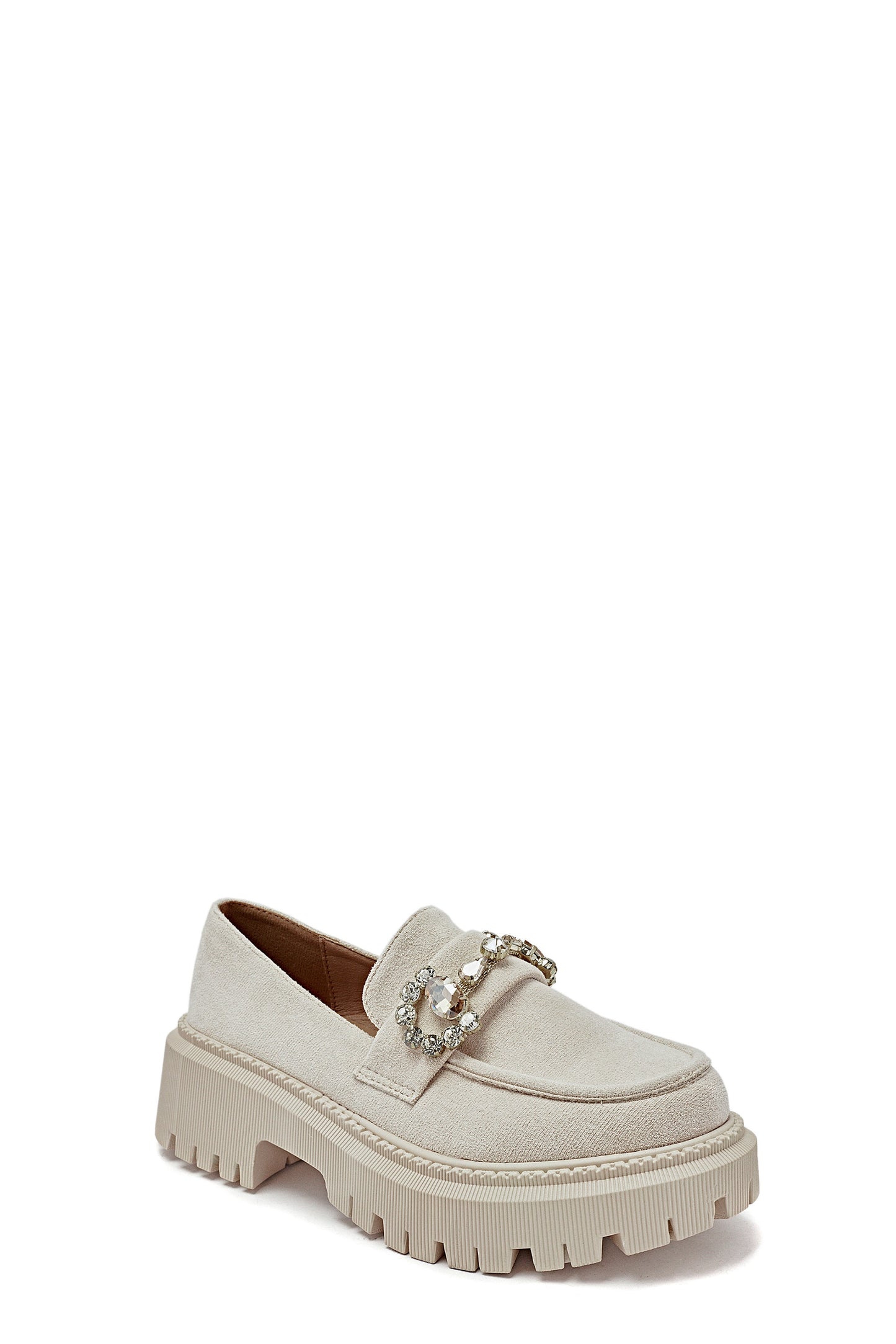 Pré-commande - Mocassins compensés - Blanc