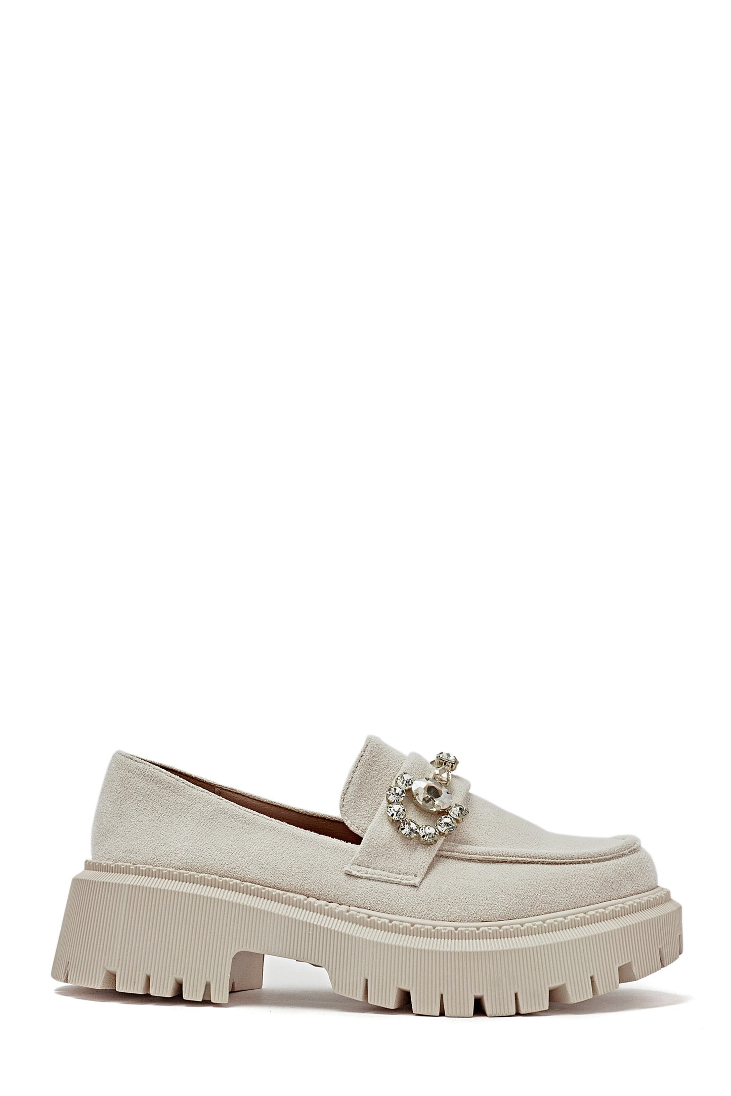 Pré-commande - Mocassins compensés - Blanc