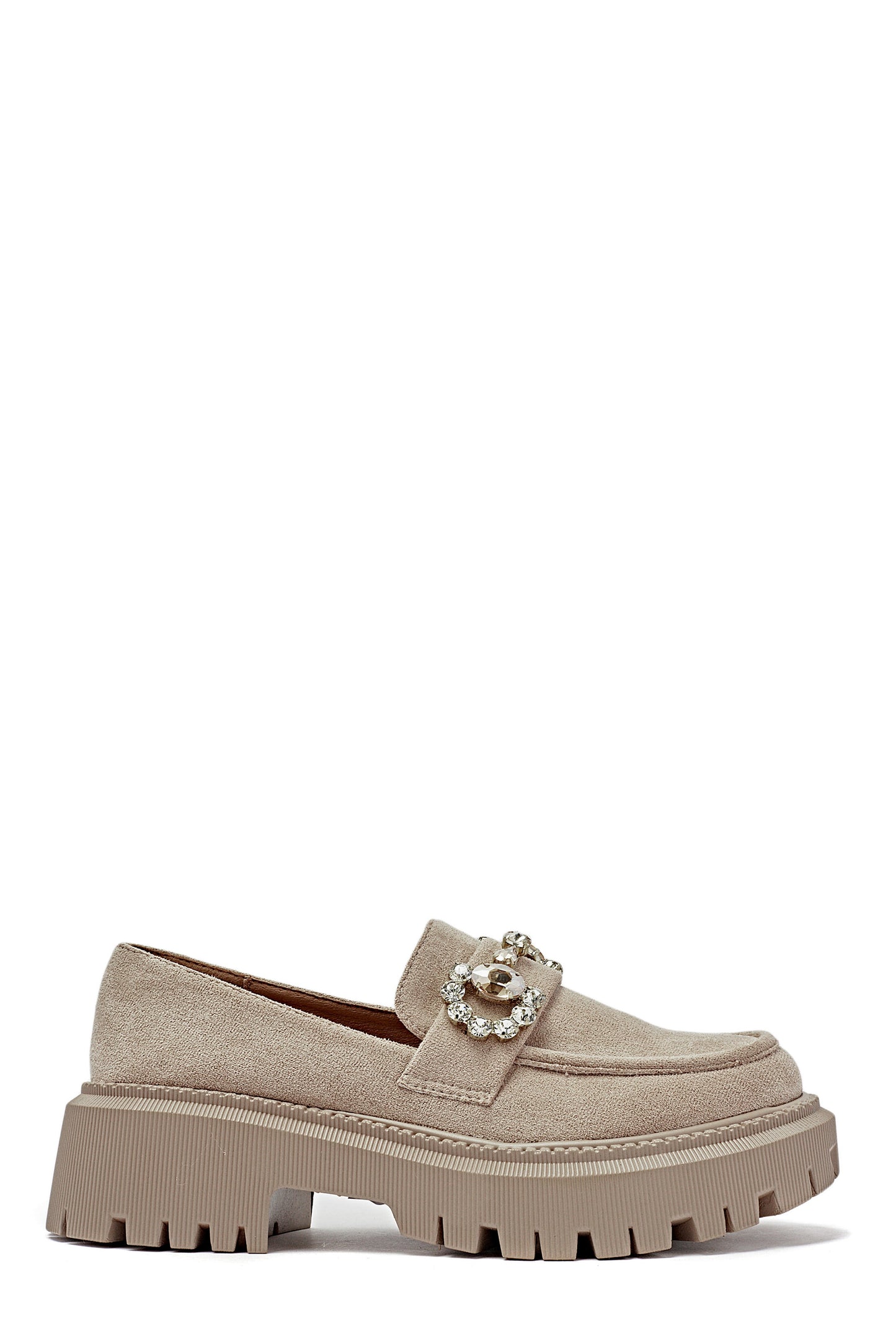 Pré-commande - Mocassins compensés - Beige