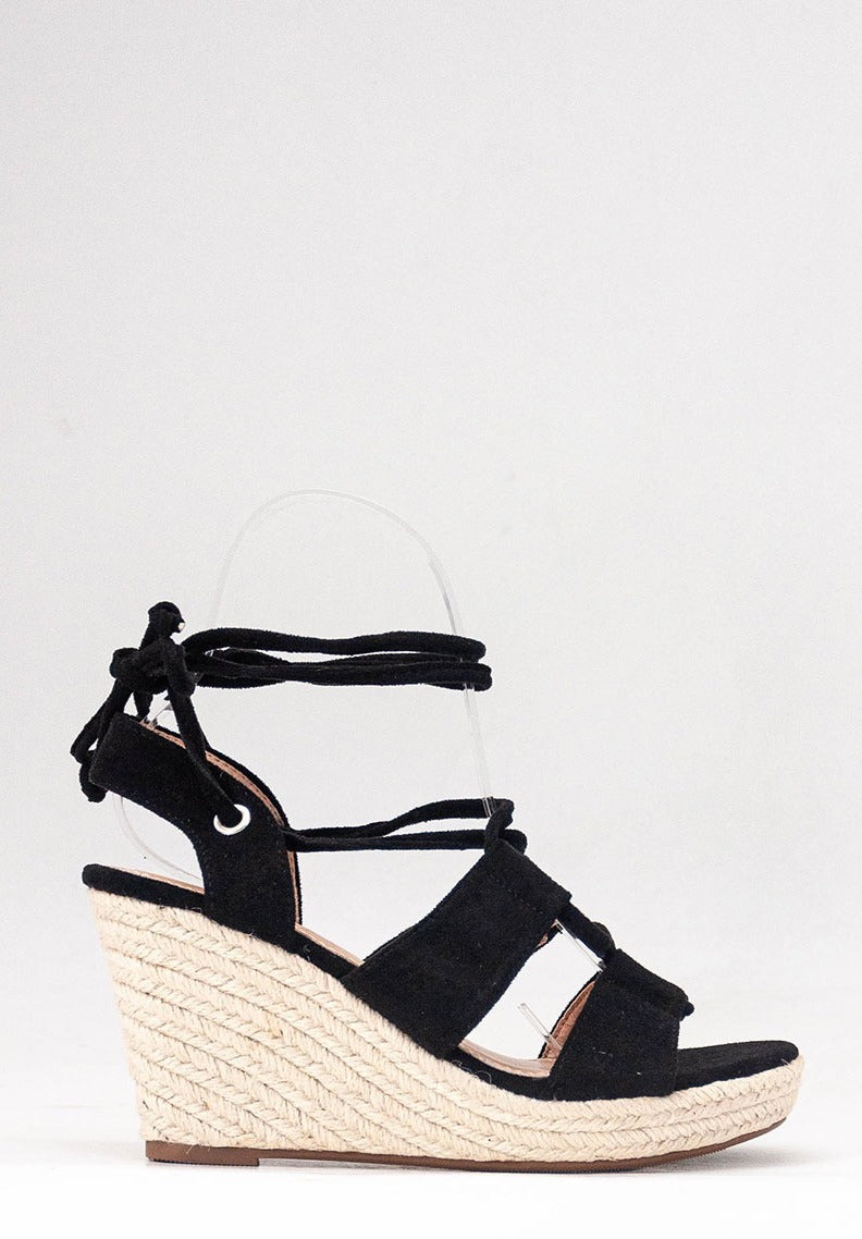 Sandales compensées à talons hauts disponible en plusieurs couleurs - Seyana